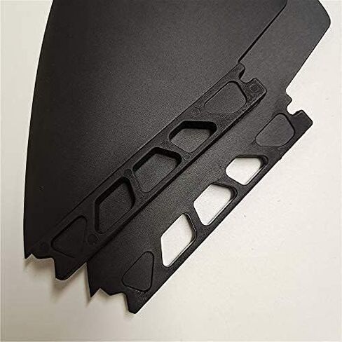 زعانف UPSURF لركوب الأمواج، زعانف زعانف بلاستيكية لركوب الأمواج، زعانف عارضة مزدوجة K2 باللون الأسود in Kuwait