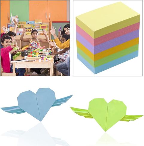 600 قطعة من بطاقات الفهرس الملونة الفارغة من Tecmisse، بطاقة فهرس مقاس 3 × 5 بوصات غير مسطرة، بطاقات ملاحظات، بطاقات دراسة للتعلم المدرسي والمكتب، 6 ألوان نيون in Kuwait