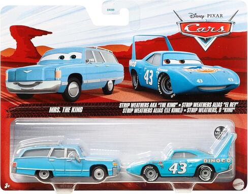 مجموعة سيارات ديزني بيكسار 3 مكونة من قطعتين، بمقياس 1:55، مركبات الشخصيات المفضلة لمروحة السباق ورواية القصص، هدية للأطفال من سن 3 سنوات فما فوق in Kuwait