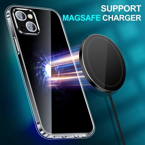 Vakoo Crystal Clear Series for iPhone 13 Mini Case, [Upgraded Anti-Yellowing] [Shockproof & Ultra Slim Fit] Thin Soft TPU Transparent Silicone Protective Phone Case for iPhone 13 Mini 5.4" in Saudi Arabia
