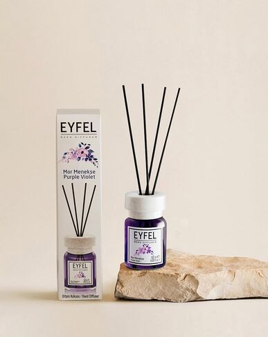 EYFEL Reed Diffusers for Home – Lemon Reed Diffuser Set 4.05 fl oz Oil Diffuser Sticks, Bathroom Diffuser, Oil Reed Diffuser, Scented Sticks, Oil Diffuser Sticks, Reed Diffuser for Bathroom in Kuwait