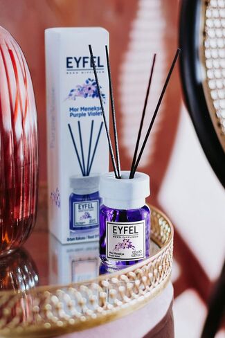 EYFEL Reed Diffusers for Home – Lemon Reed Diffuser Set 4.05 fl oz Oil Diffuser Sticks, Bathroom Diffuser, Oil Reed Diffuser, Scented Sticks, Oil Diffuser Sticks, Reed Diffuser for Bathroom in Kuwait