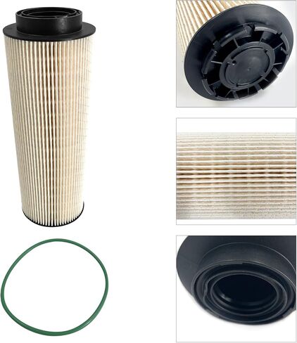 Lapvier 2277129 فلتر فاصل مياه الوقود، FS19765 فلتر الوقود فاصل المياه، 1948921 فلتر الزيت، 1922496 استبدال مجموعة فلتر الزيت لمحرك Paccar MX13 MX-13 4 عبوات in Kuwait