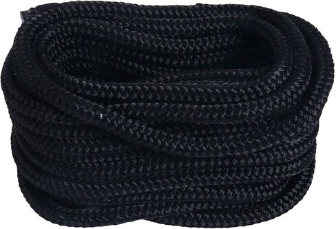 خطوط إرساء مصنوعة من النايلون المضفر المزدوج من Amarine بقوة كسر 9500 رطل (الطول: 25 قدمًا. العمق: 3/4 بوصة العيينة: 12 بوصة) 2 حزمة من خطوط رصيف القوارب البحرية التي تحمل الحبال البحرية حد حمل العمل: 1900 رطل in Saudi Arabia