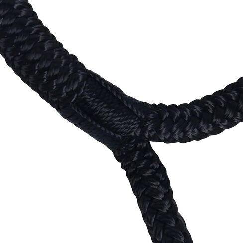 خطوط إرساء مصنوعة من النايلون المضفر المزدوج من Amarine بقوة كسر 9500 رطل (الطول: 25 قدمًا. العمق: 3/4 بوصة العيينة: 12 بوصة) 2 حزمة من خطوط رصيف القوارب البحرية التي تحمل الحبال البحرية حد حمل العمل: 1900 رطل in Saudi Arabia