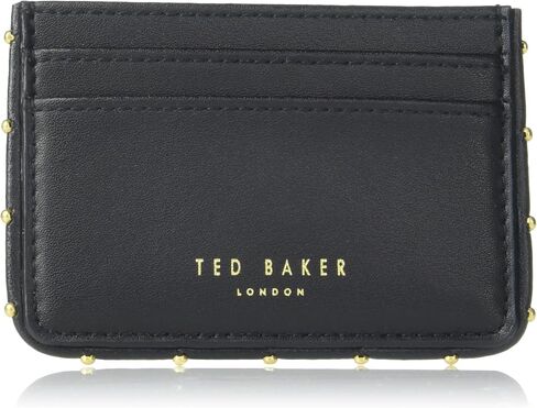 Ted Baker London KAHNIA-Studded Edge Leather Cardholder, Black in Saudi Arabia