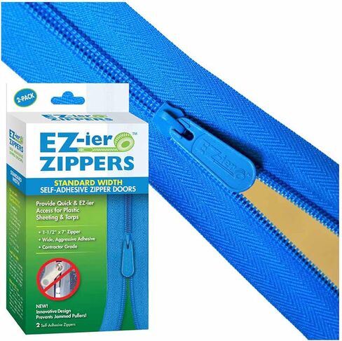 منتجات EZ-ier سحابات لاصقة شديدة التحمل، درجة تجارية، 3 بوصة × 7 قدم، علبة مكونة من 12 عبوتين in Kuwait
