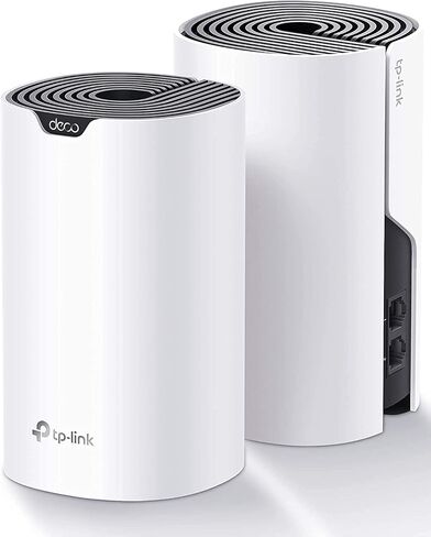 TP-Link Deco Whole Home Mesh WiFi System (Deco S4) � Up to 3,800 Sq.ft. Coverage, WiFi Router and Extender Replacement, Parental Controls, 2-Pack (Renewed) in Kuwait