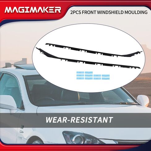 Magimaker 2 قطعة قالب الزجاج الأمامي متوافق مع Lexus IS250 IS350 2006-2013 & IS-F 2008-2014 استبدال 75551-53020 75552-53020 75545-53011 in Saudi Arabia