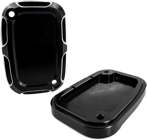 GITOBEHA Motorcycle Brake Clutch Master Cylinder Covers Aluminum Left and Right Front Brake Reservoir Cylinder Cap Compatible with Harley Touring Road King Street Road Electra Glide Ultra Classic in Saudi Arabia