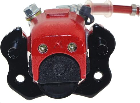 PRO BAT Front Disc Brake Master Cylinder Caliper Assembly with Extra Brake Pad for 50cc 90cc 110cc 125cc ATV Quad Dirt Bike, Red in Saudi Arabia