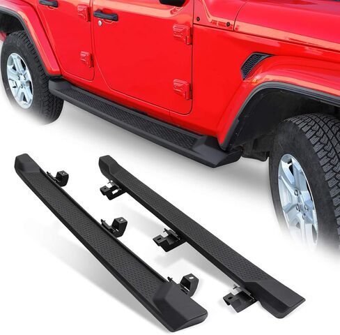 VZ4X4 خطوات جانبية لوحات تشغيل ذات 4 أبواب قضبان Nerf لسيارة جيب رانجلر JL 2018 2019 2020 2021 2022 2023 2024 نماذج الجزء #82215164 in Kuwait