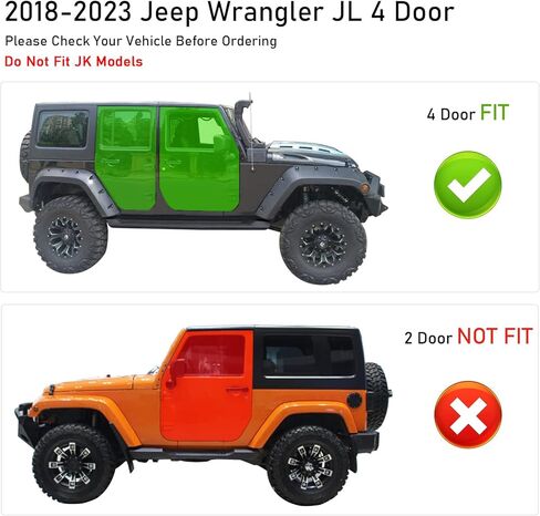 VZ4X4 خطوات جانبية لوحات تشغيل ذات 4 أبواب قضبان Nerf لسيارة جيب رانجلر JL 2018 2019 2020 2021 2022 2023 2024 نماذج الجزء #82215164 in Kuwait