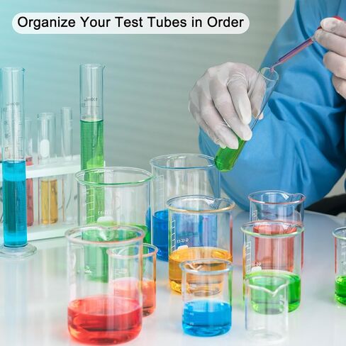 MECCANIXITY Plastic Test Tube Rack Holder 90 Holes 3 Layers Lab Detachable Tube Holder White for 13mm Test Tubes, Pack of 3 in Saudi Arabia