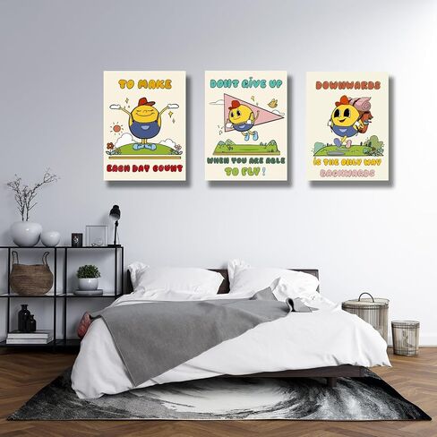 MeishiHome Cartoonpotato poster(10 * 8inch*3) in Saudi Arabia