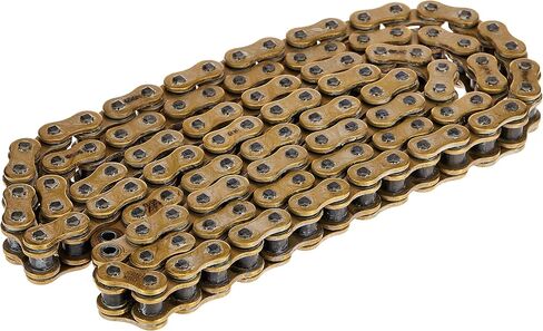RK Racing Chain GB525XSO-110 (525 Series) Gold 110 Link High Performance Street and Off-Road RX-Ring Chain with Connecting Link in Saudi Arabia