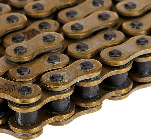 RK Racing Chain GB525XSO-110 (525 Series) Gold 110 Link High Performance Street and Off-Road RX-Ring Chain with Connecting Link in Saudi Arabia