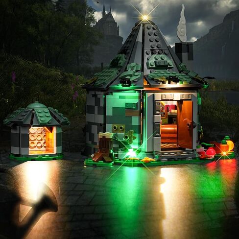 مجموعة إضاءة LED DALDED لكوخ Lego Harry Potter Hagrid's: زيارة غير متوقعة، ضوء LED متوافق مع نماذج مكعبات البناء Lego 76428 (لا تشمل مجموعة Lego) in Saudi Arabia
