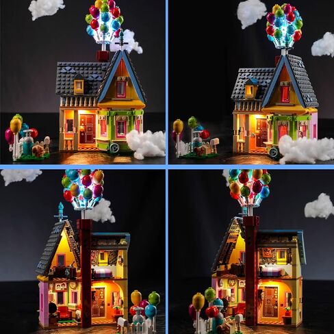 VONADO LED Light Kit for Lego and Pixar ‘Up’ House 43217, DIY Lighting Compatible with Lego Up House 43217 (NO Lego Model), Creative Lights for Lego Up Set (ONLY Lights) in Saudi Arabia
