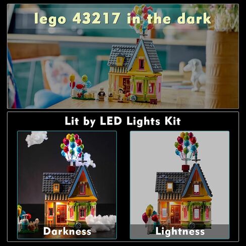 VONADO LED Light Kit for Lego and Pixar ‘Up’ House 43217, DIY Lighting Compatible with Lego Up House 43217 (NO Lego Model), Creative Lights for Lego Up Set (ONLY Lights) in Saudi Arabia