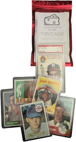 حزمة بطاقات بيسبول كلاسيكية من High Cheese Breaks و1 بطاقة PSA قبل عام 1970 و5 بطاقات غير مصنفة قبل عام 1970. ابحث عن قاعة المشاهير والسيارات. in Kuwait