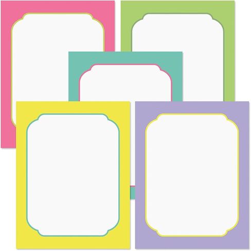 Blue Alluring Border Letter Papers - Set of 25 spring stationery papers are 8 1/2" x 11", Computer Printable Letterhead, Spring Bridal, Easter Flyers, Invitations, or Letters in Saudi Arabia