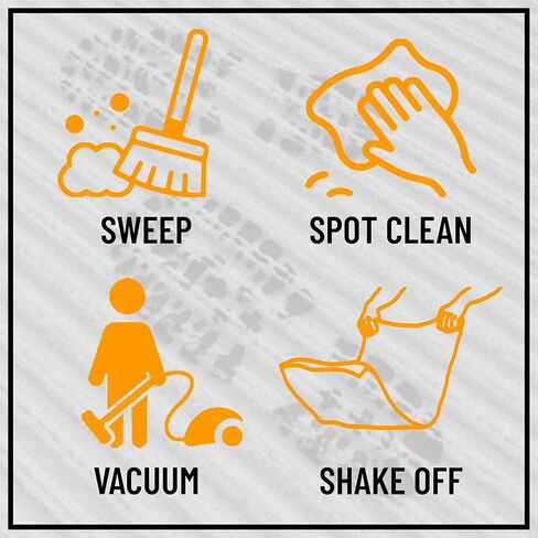 سجادة Sweet Home Stores قابلة للغسل بتصميم مضلع للاستخدام الداخلي والخارجي بظهر مطاطي، رمادي، 2'7 بوصة × 9'10 بوصة in Kuwait