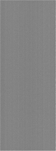 سجادة Sweet Home Stores قابلة للغسل بتصميم مضلع للاستخدام الداخلي والخارجي بظهر مطاطي، رمادي، 2'7 بوصة × 9'10 بوصة in Kuwait