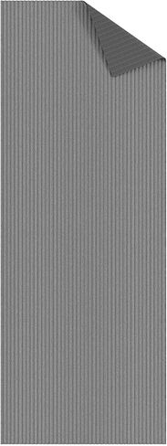 سجادة Sweet Home Stores قابلة للغسل بتصميم مضلع للاستخدام الداخلي والخارجي بظهر مطاطي، رمادي، 2'7 بوصة × 9'10 بوصة in Kuwait