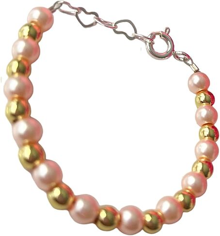 Sweet Bebe Handcrafted Baby Pearl Beaded Bracelet in Saudi Arabia