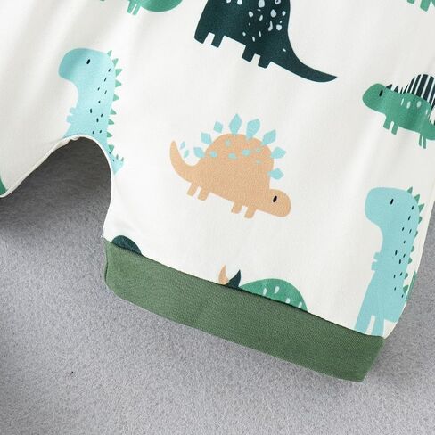Eaerobc Toddler Baby Boy Girl Spring Summer Outfit Dinosaur Short Sleeve Shirt Pull-on Shorts 2Pcs Clothes Sets in Saudi Arabia