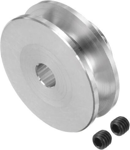 Kozelo V-Belt Pulley - [6mmBore x 31mmOutside Dia] Aluminum Alloy V-Groove Drive Pulley for 3-5mm PU Round Belt for Many Existing Drive Design in Saudi Arabia