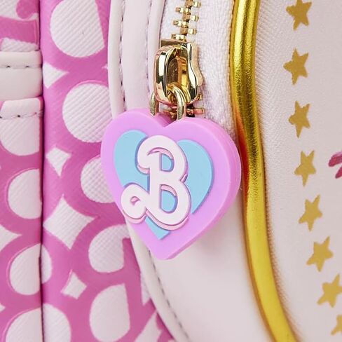 Loungefly Barbie: حقيبة ظهر صغيرة بشعار الفيلم للسيدات، حقيبة كتف بحزام مزدوج in Saudi Arabia