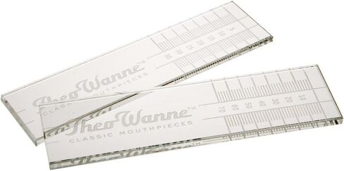 مقياس زجاجي قياسي Theo Wanne تقليدي - قياس منحنى مواجهة قطعة الفم مع مجموعة قياس الملمس - أداة يجب اقتناؤها للموسيقيين - محمولة ومتينة وفعالة من حيث التكلفة - سهلة الاستخدام in Kuwait