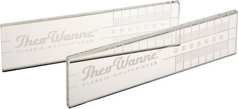 مقياس زجاجي قياسي Theo Wanne تقليدي - قياس منحنى مواجهة قطعة الفم مع مجموعة قياس الملمس - أداة يجب اقتناؤها للموسيقيين - محمولة ومتينة وفعالة من حيث التكلفة - سهلة الاستخدام in Kuwait