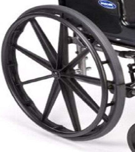 Invacare 1091816 مجموعة عجلة قيادة بذراع واحد؛ هاندريم كروم in Kuwait