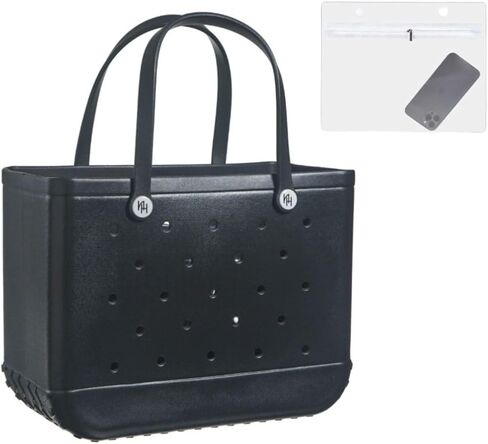 NexiaHome Premium Waterproof Silicone Beach Tote Bag with Inner Waterproof Sleeve for Pool, Travel, Outdoor, Grocery, Fitness in Saudi Arabia
