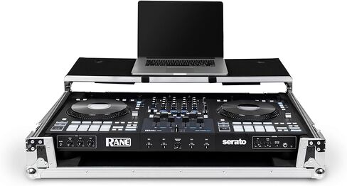 Headliner Flight Custom Fit Case with Laptop Platform and Wheels Compatible with Rane Four DJ Controller, DJ Equipment Road Case in Kuwait