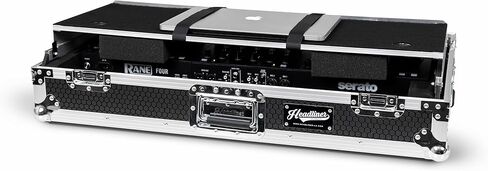Headliner Flight Custom Fit Case with Laptop Platform and Wheels Compatible with Rane Four DJ Controller, DJ Equipment Road Case in Kuwait