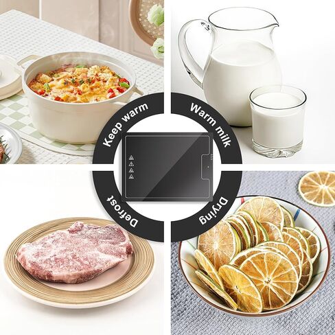 Food Warmer,Electric Hot Plate 19''x15'',Food Warmers for Parties,Two Adjustable Temperature Settings for Buffets, Restaurants, House Parties, Party Events in Kuwait