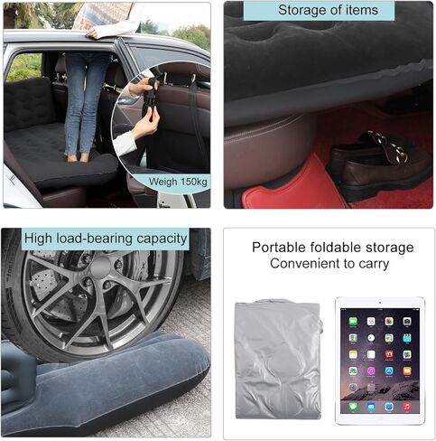 مرتبة هوائية للسيارة من بويلاند، سرير سيارة قابل للنفخ، وسادة نوم سميكة لسرير التخييم مع مضخة هواء أوتوماتيكية، مرتبة هوائية لشاحنة الدفع الرباعي للتخييم والسفر والمشي لمسافات طويلة والرحلات والأنشطة الخارجية in Kuwait