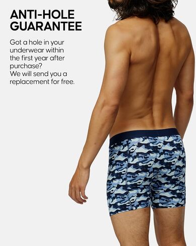 DANISH ENDURANCE Soft Cotton Boxer Briefs, Stretch Fit Underwear for Men, 3-Pack in Saudi Arabia