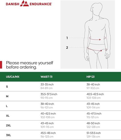 DANISH ENDURANCE Soft Cotton Boxer Briefs, Stretch Fit Underwear for Men, 3-Pack in Saudi Arabia