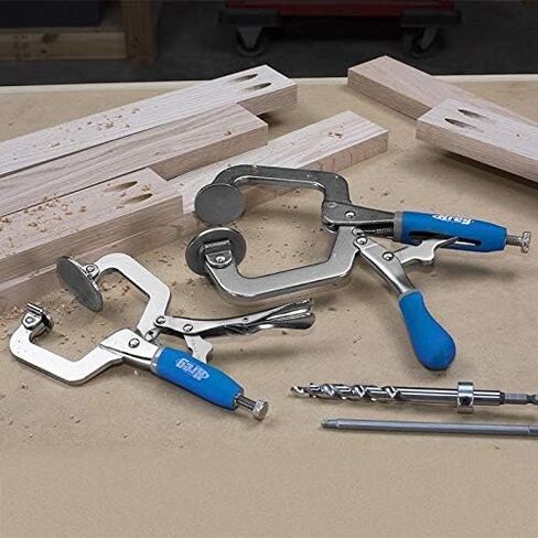 Kreg Jig R3 Master System with Starter Screw Kit & Classic 2" Face Clamp - Clamps for Woodworking - Premium Wood Clamps for Woodworking in Saudi Arabia