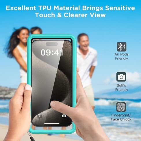 AICase Waterproof Phone Case,Universal Underwater Pouch Holder with Lanyard for iPhone 15 14 13 11 12 Pro Max Xr/Samsung Galaxy S23 S22 S21 S20/Note 20 10 5G/LG Stylo 6,Pixel 8 Pro_1 Black in Saudi Arabia