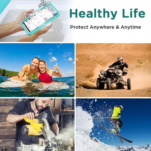 AICase Waterproof Phone Case,Universal Underwater Pouch Holder with Lanyard for iPhone 15 14 13 11 12 Pro Max Xr/Samsung Galaxy S23 S22 S21 S20/Note 20 10 5G/LG Stylo 6,Pixel 8 Pro_1 Black in Saudi Arabia