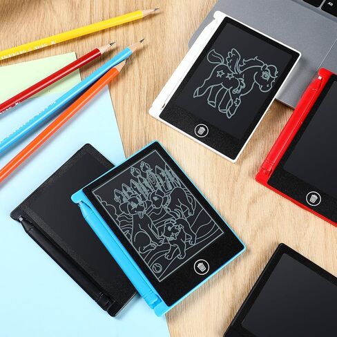 Nezyo 16 Pack 4.5 Inch Mini LCD Writing Tablet for Kids, Mix Colors in Kuwait