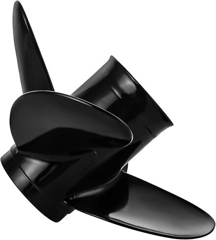 Meruzue 10.1 x 14 ترقية مروحة القارب المصنوعة من الألومنيوم OEM تناسب محركات Mercury 25-70 HP، 13 Spline، 4 شفرات، RH- تعزيز سرعة القارب الخاص بك! in Kuwait