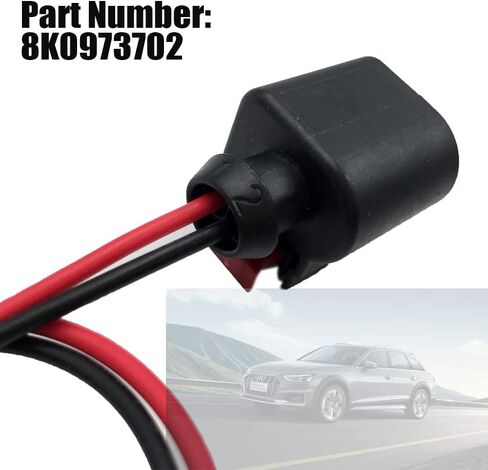 Huayicabpart 2 PIN موصل مستشعر درجة حرارة سائل التبريد متوافق مع Audi A4 Quattro 2002-2015 VW Golf Skoda 8K0973702 in Kuwait