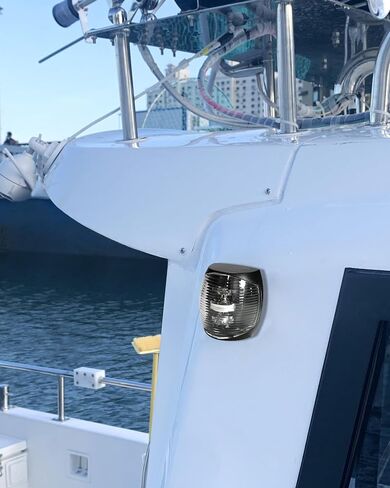 THALASSA Marine Boat Navigation Lights - 2NM 12V Red Port Green Starboard Light Stern 3 NM Bi-Color Lights - Operates at IP55/ IP67 - Water Resistant Lamp Safe Sailing as Signal Lamp in Saudi Arabia